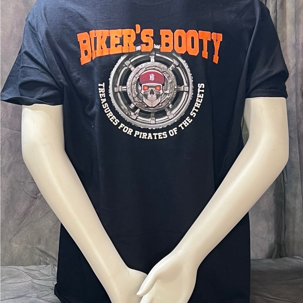 Biker’s Booty Black Graphic T-Shirt